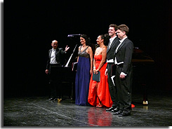 v.r.n.l. Bernhard Renzikowski, Blanca-Esther Moreno, Michaela Bregantin, Stefano Zilio, Clemens Morgenthaler